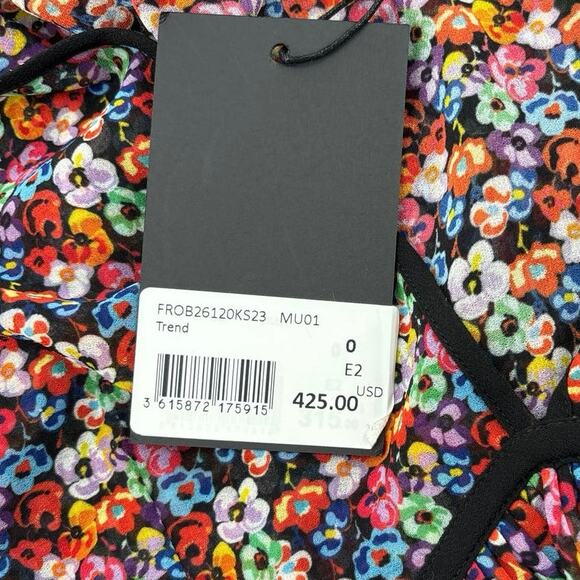 The Kooples Short Multicolor Pleated Dress 0 - Picture 7 of 10